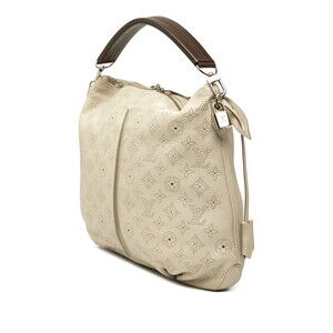 Louis Vuitton Blanc Bag Leather Cream Monogram White Selene Mahina Shoulder Tote